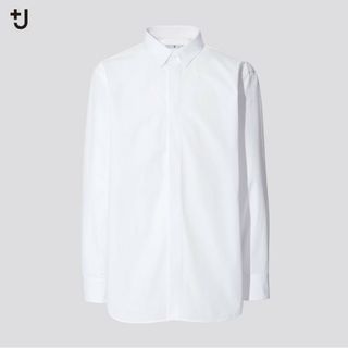 ユニクロ(UNIQLO)の+J　スーピマコットンレギュラーカラーシャツ(シャツ)