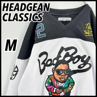 【激レアモデル】HEADGEAR CLASSICS　刺繍ロゴ　ホッケーシャツ(スウェット)