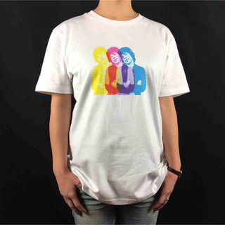 新品 ローリングストーンズ ミックジャガー レインボー アートワーク Tシャツ(Tシャツ/カットソー(半袖/袖なし))