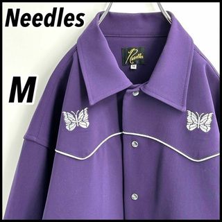 ニードルス(Needles)の【入手困難】極美品 ニードルス 両面パピヨン刺繍ロゴ カウボーイジャケット　M(ブルゾン)