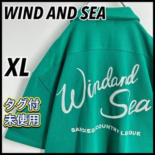 ウィンダンシー(WIND AND SEA)の【タグ付未使用】23SS ウィンダンシー　バック刺繍ロゴ　半袖シャツXL　激レア(シャツ)