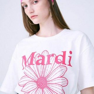 新品Mardi Mercredi マルディメクルディ Tシャツ半袖韓国36Y(シャツ/ブラウス(半袖/袖なし))