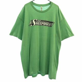 アルスタイル プリント 半袖 Tシャツ XL グリーン ALSTYLE メンズ(Tシャツ/カットソー(半袖/袖なし))
