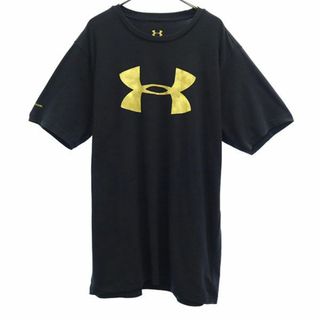 UNDER ARMOUR - 未使用 アンダーアーマー プリント 半袖 Tシャツ XL ブラック UNDER ARMOUR メンズ