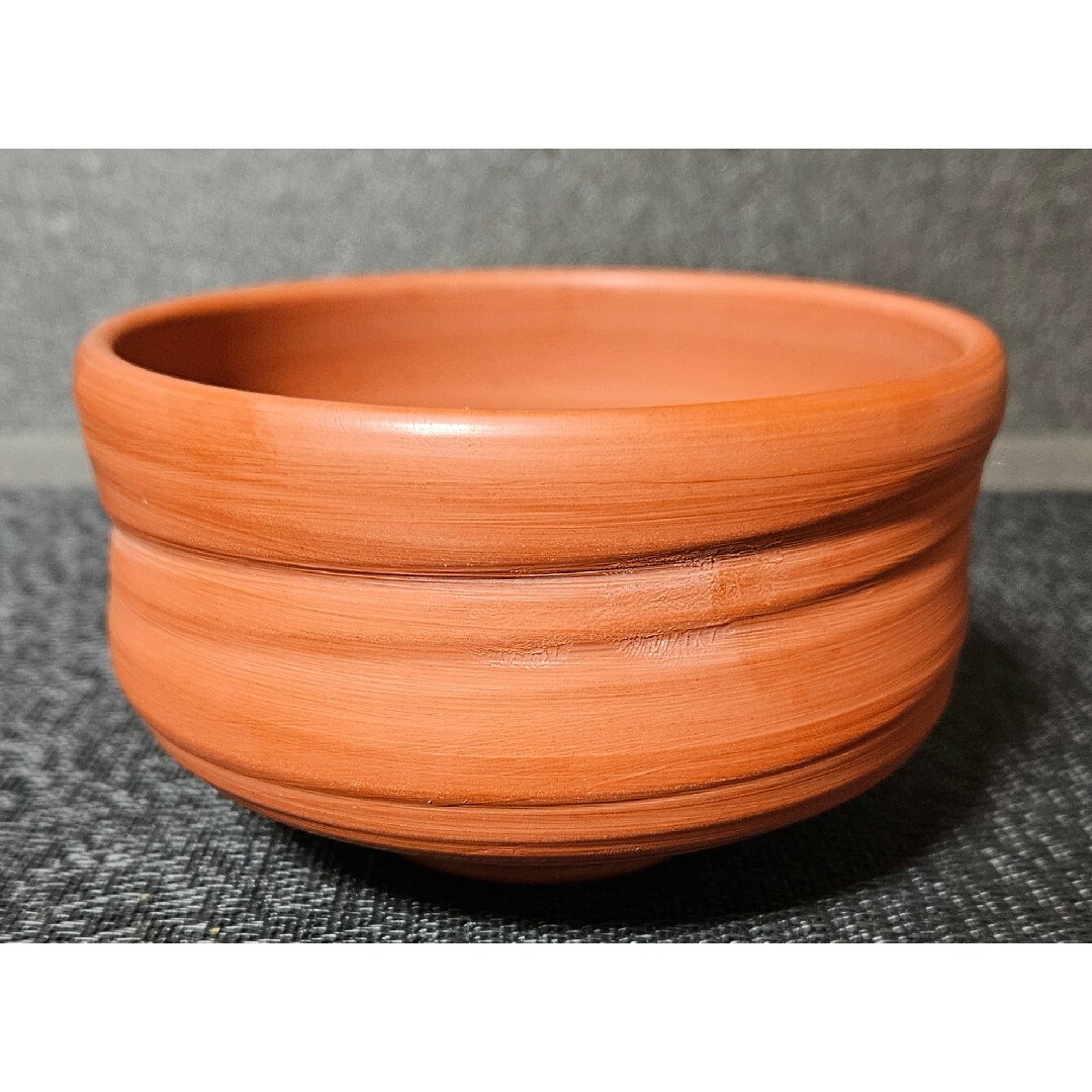 佐渡 無名異焼 吉陶 造 朱泥茶碗 抹茶茶碗 茶道具 茶器 茶の湯の 佐渡 無名異焼 吉陶 造 朱泥茶碗 抹茶茶碗 茶道具 茶器 茶の湯の
