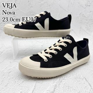 ヴェジャ(VEJA)の【美品】VEJA ヴェジャ NOVA ブラック キャンバス コットン(スニーカー)