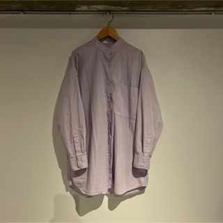 ユニクロ(UNIQLO)のUNIQLO   オーバーサイズシャツ　ラベンダー(シャツ/ブラウス(長袖/七分))