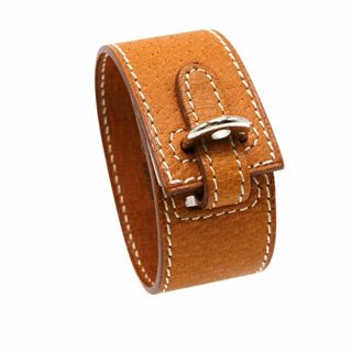 エルメス(Hermes)の【HERMES】エルメス バングル　リストバンド ブラウン 美品(その他)