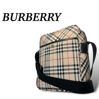 BURBERRY BLUE LABEL - バーバリーブルーレーベル　ショルダーバッグ　ノバチェック　ベージュ　ナイロン