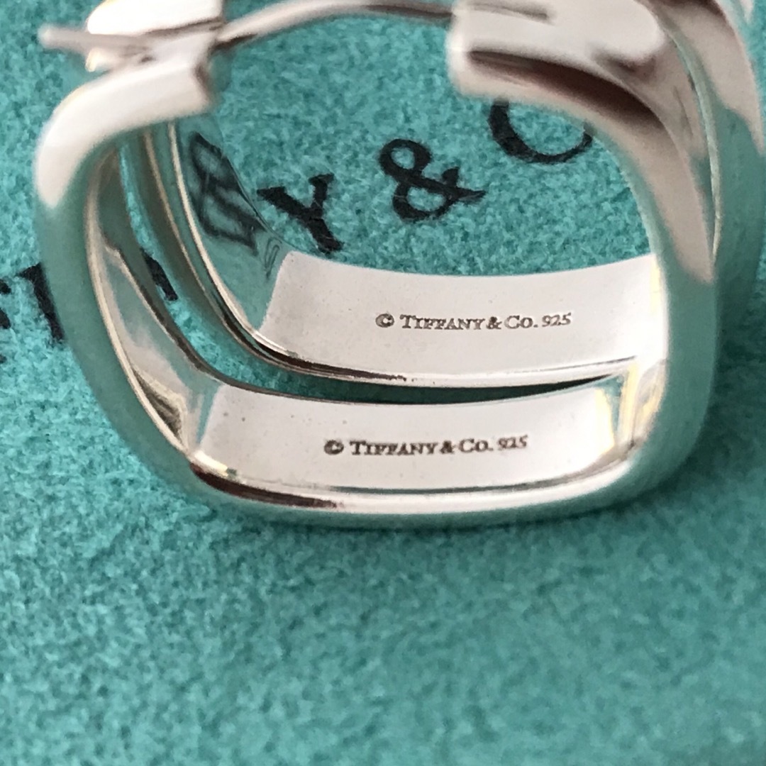 Tiffanyのクッション フープ 1837 ピアス希少 Tiffanyのクッション フープ 1837 ピアス希少
