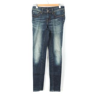 リーバイストラウスシグネチャー デニムパンツ ボトムス ジーンズ スキニー レディース 24サイズ ネイビー LEVI STRAUSS Signature(デニム/ジーンズ)