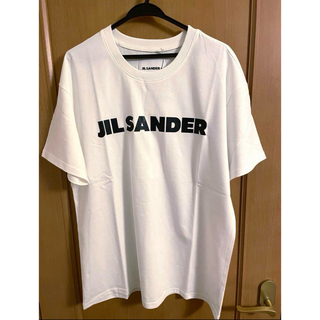 新品 未使用JIL SANDER ジルサンダーロゴTシャツ  ホワイト　Mサイズ(Tシャツ/カットソー(半袖/袖なし))
