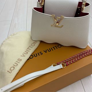 LOUIS VUITTON - 【ルイヴィトン】極美品  カプシーヌ MINI　波型底面