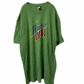 【USA製】Mountain Dew 半袖Tシャツ XXL プリント(Tシャツ/カットソー(半袖/袖なし))