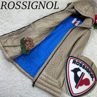 ロシニョール(ROSSIGNOL)のA726 ロシニョール レディース ロングコート ベージュ 美品 S(ロングコート)