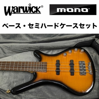 ワーウィック(Warwick)の【ジャンク】warwick ベース rockbass＋MONO セミハードケース(エレキベース)
