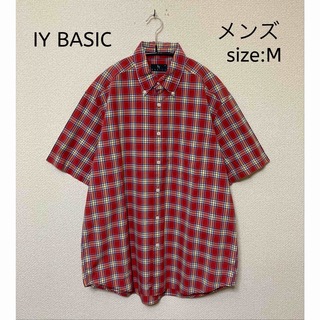 IY BASIC ボタンダウン チェックシャツ M(シャツ)