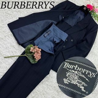 バーバリー(BURBERRY)のA712 バーバリー メンズ スーツ 上下 ダブル ネイビー L 175(スーツジャケット)