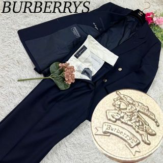 バーバリー(BURBERRY)のA711 バーバリー メンズ スーツ 上下 ダブル ネイビー L 175 AB6(スーツジャケット)