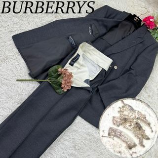 バーバリー(BURBERRY)のA708 バーバリー メンズ スーツ 上下 ダブル ダークグレー L 175(スーツジャケット)