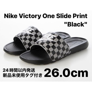 ナイキ(NIKE)の【希少】Nike Victory One Slide Print "Black"(サンダル)
