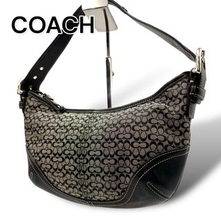 コーチ(COACH)のCOACH コーチ　ハンドバッグ　ブラック　キャンバス　G008(ハンドバッグ)