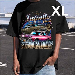 メンズ レディース Tシャツ プリントシャツ 海外 ストリート系 XL 半袖(Tシャツ/カットソー(半袖/袖なし))