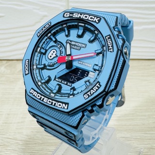 カシオ(CASIO)のG-SHOCK MANGA GA-2100 マンガ｜ライトブルー✨新品未使用品✨(腕時計(アナログ))