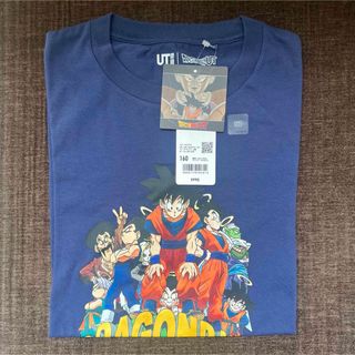 ユニクロ(UNIQLO)のユニクロ ドラゴンボール UT  グラフィックᎢシャツ（半袖） Blue 160(Tシャツ/カットソー)