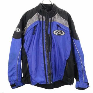 AGVSPORT バイカーズ ジャケット M ブルー系 AGVSPORT レーシングジャケット ライディングウェア メンズ(その他)