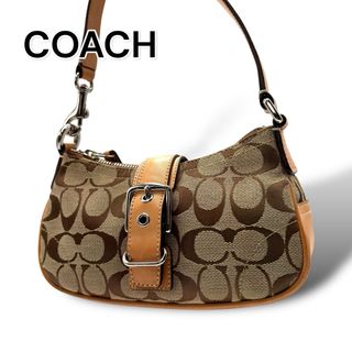 コーチ(COACH)のCOACH コーチ　ハンドバッグ　ブラウン　キャンバス　G011(ハンドバッグ)