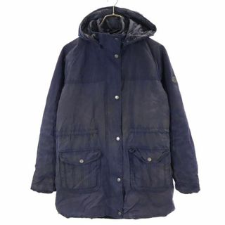 バーブァー(Barbour)のバブアー 中綿 ワックスドコットン コート US 6(UK10) ネイビー Barbour フード レディース(その他)