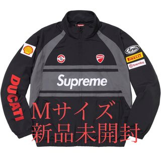 シュプリーム(Supreme)のSupreme x Ducati Track Jacket BLACK Mサイズ(ナイロンジャケット)