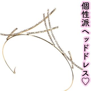 ヘッドドレス カチューシャ ウエディングティアラ髪飾り ヘアアクセサリー結婚式 (その他)