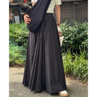 クラネ(CLANE)の【WEB完売品】VOLUME FLARE MAXI SKIRT size0(ロングスカート)