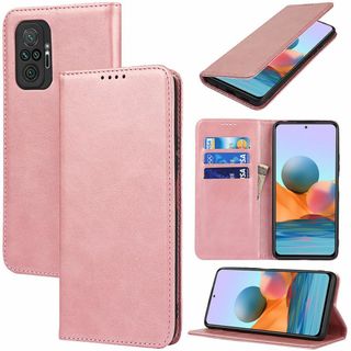 【色:ローズゴールド】xiaomi redmi note 10 pro 5g ケ(その他)