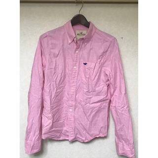 Hollister - ホリスター　長袖シャツ Sサイズ　ピンク色