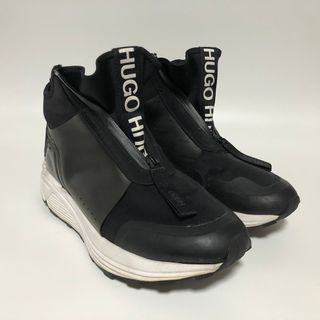 ヒューゴボス(HUGO BOSS)のHUGO BOSS フロントジップスニーカー ヒューゴボス サイズ41(スニーカー)