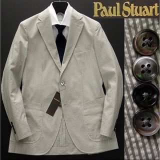 ポールスチュアート(Paul Stuart)の【未使用大幅値引 】PaulStuart  COOLMAXシアサッカージャケット(テーラードジャケット)