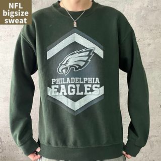 US古着 90s NFL フィラデルフィア・イーグルス スウェット ゆるダボ(スウェット)