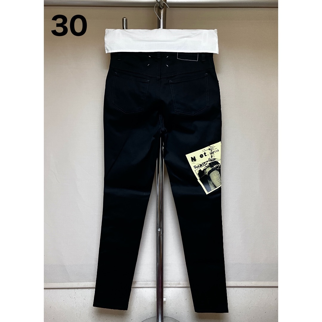 Maison Margiela（旧Maison Martin Margiela） - 新品 30 定価9.9万 24ss マルジェラ コットンパンツ 黒 6393