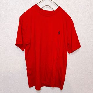 ポロラルフローレン(POLO RALPH LAUREN)のPOLO ポロ　Tシャツ　メンズ　Mサイズ　赤　レッド(Tシャツ/カットソー(半袖/袖なし))