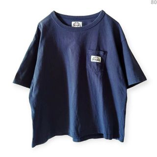 ラングラー(Wrangler)のWrangler  半袖トップス Tシャツ カジュアル 紺(Tシャツ(半袖/袖なし))