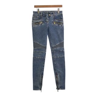 バルマン(BALMAIN)のBALMAIN バルマン デニムパンツ 36(XS位) インディゴ(デニム) 【古着】【中古】(デニム/ジーンズ)