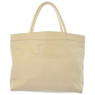 シャネル(CHANEL)のCHANEL シャネル トートバッグ - ベージュ 【古着】【中古】(トートバッグ)