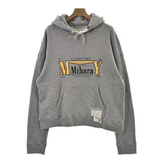 メゾンミハラヤスヒロ(Maison MIHARA YASUHIRO)のMaison MIHARA YASUHIRO パーカー 44(S位) グレー 【古着】【中古】(パーカー)