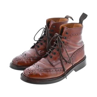 Tricker's トリッカーズ ブーツ UK8(26.5cm位) 茶 【古着】【中古】(ブーツ)