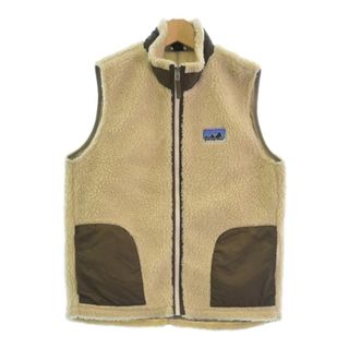 パタゴニア(patagonia)のpatagonia パタゴニア ブルゾン（その他） L ベージュx茶 【古着】【中古】(ジャケット/上着)