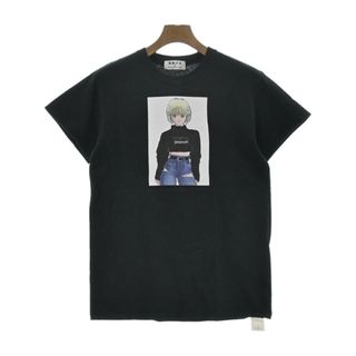 FLAGSTUFF フラグスタフ Tシャツ・カットソー S 黒 【古着】【中古】(Tシャツ/カットソー(半袖/袖なし))