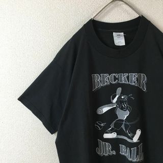 フルーツオブザルーム(FRUIT OF THE LOOM)のF2 グレープオブザルーム　プリントTシャツ 半袖　Ｌメンズ 黒(Tシャツ/カットソー(半袖/袖なし))